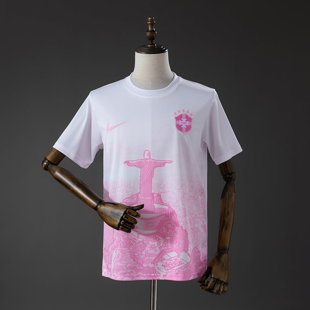 Camisola Brasil Cristo Redentor Rose